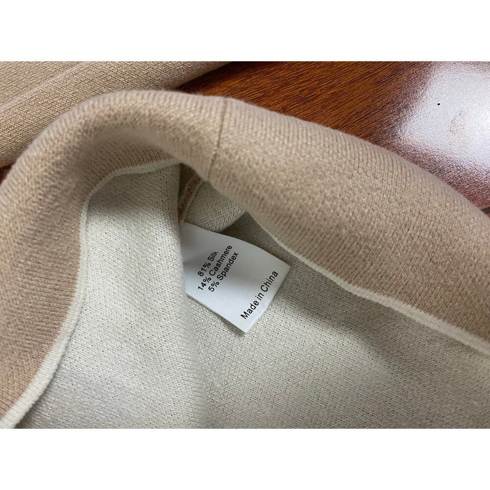 Women La Ligne New York crewneck silk cashmere pullover sweater, L - Picture 5 of 5